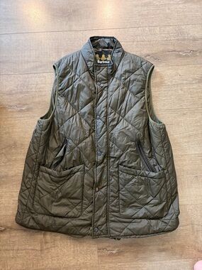 Barbour Quilted Dark Olive Men's Vest